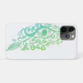 Blumiges Handyhüllen-Auge Case-Mate iPhone Hülle (Rückseite (Horizontal))