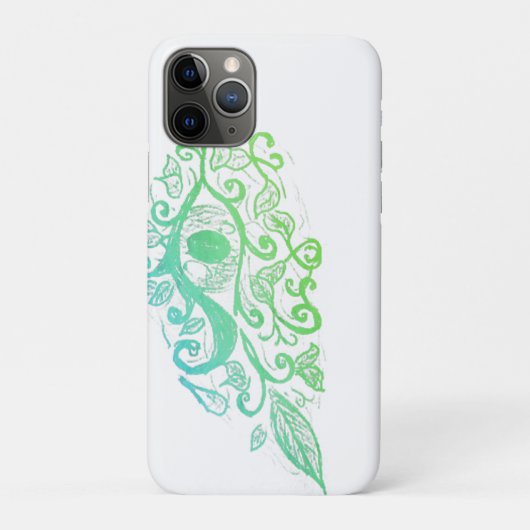 Blumiges Handyhüllen-Auge Case-Mate iPhone Hülle (Rückseite)