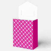 Blumiges Hot Pink Design Geschenkschachtel (Geöffnet)