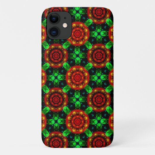 Blumiges modernes Boho-elegantes abstraktes Muster Case-Mate iPhone Hülle (Rückseite)
