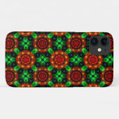 Blumiges modernes Boho-elegantes abstraktes Muster Case-Mate iPhone Hülle (Rückseite (Horizontal))