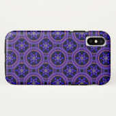 Blumiges modernes Boho-elegantes abstraktes Muster Case-Mate iPhone Hülle (Rückseite (Horizontal))