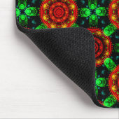 Blumiges modernes Boho-elegantes abstraktes Muster Mousepad (Ecke)