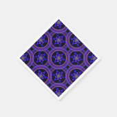 Blumiges modernes Boho-elegantes abstraktes Muster Serviette (Ecke)