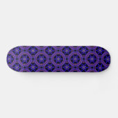Blumiges modernes Boho-elegantes abstraktes Muster Skateboard (Horizontal)