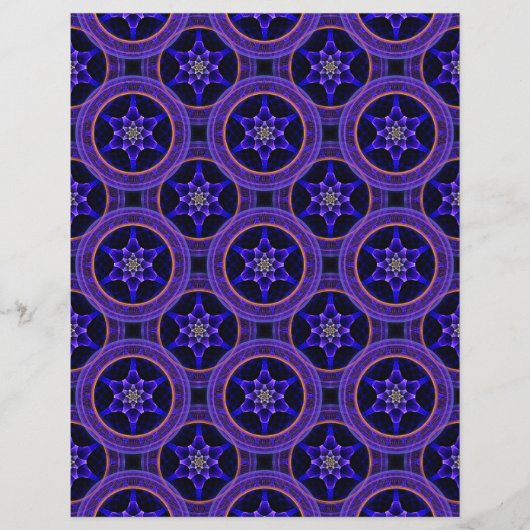 Blumiges modernes Boho-elegantes abstrates Muster  Flyer (Vorne)