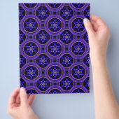 Blumiges modernes Boho-elegantes abstrates Muster  Flyer (Hand)