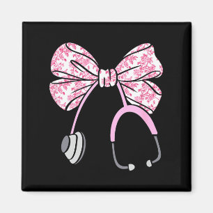 Blumiges Nk Coquette-Schleife Rn Krankenschwester Magnet