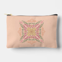 Blumiges Pfirsich Kaleidoskop Schrift Beste Mama