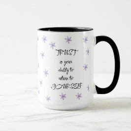 Blumiges positives Geschenk-Zitat für sie ihn Acht Tasse