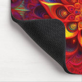 Blumiges Sierpinski-Dreieck-Fraktal  Mousepad (Ecke)