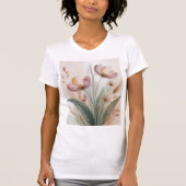 Blumiges Sommer-T-Shirt T-Shirt (Vorderseite)