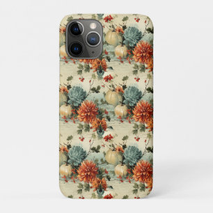 Blumiges Thanksgiving Vintage-Muster Case-Mate iPhone Hülle