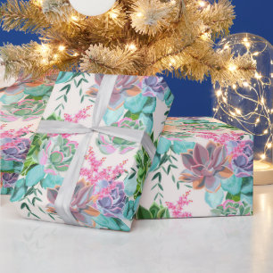 Blumiges Trendiges Elegantes Modernes Geschenkpapi Geschenkpapier