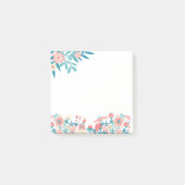 Blumiges Zuhause und Büro Post-it Klebezettel (Vorderseite)