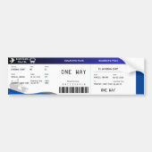 Bluntline-Boarding-Pass (S1E1) Autoaufkleber (Vorne)