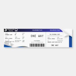 Bluntline-Boarding-Pass (S1E1) Autoaufkleber