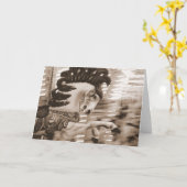 Blur #8 Pferd Karte (Gelbe Blume)