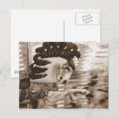 Blur #8 Pferd Postkarte (Vorne/Hinten)