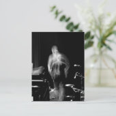 Blur and Movement on Bühne Jazz Show Postkarte (Stehend Vorderseite)