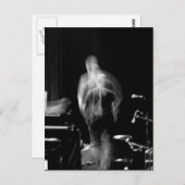 Blur and Movement on Bühne Jazz Show Postkarte (Vorne/Hinten)