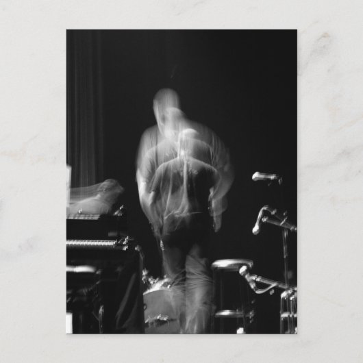 Blur and Movement on Bühne Jazz Show Postkarte (Vorderseite)