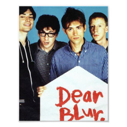 Blur Britpop Era Poster der 90er Jahre (Vorne)