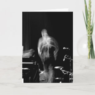 Blur und Bewegung auf der Jazz-Karte "Bühne" anzei Karte