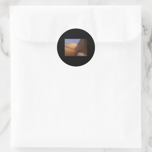 Blured Old House Sticker (Tasche)
