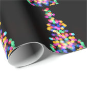 Blurende Weihnachtsbeleuchtung Geschenkpapier (Rolleneckpunkt)