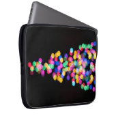 Blurende Weihnachtsbeleuchtung Laptopschutzhülle (Vorne Rechts)