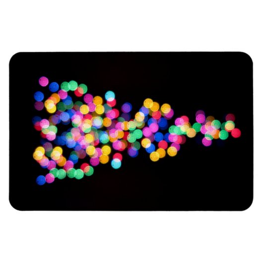 Blurende Weihnachtsbeleuchtung Magnet (Horizontal)
