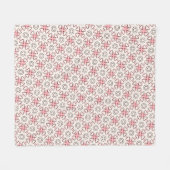 Blurosa Muster Fleecedecke (Vorderseite (Horizontal))