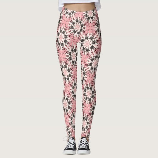 Blurosa Muster Leggings (Vorderseite)