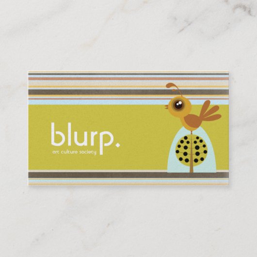 Blurp Partridge Business Cards Visitenkarte (Vorderseite)