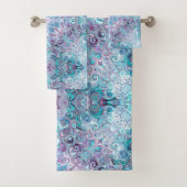 Blurple-Wirbel Badhandtuch Set (Insitu)