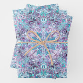 Blurple-Wirbel Geschenkpapier Set (Beispiel)