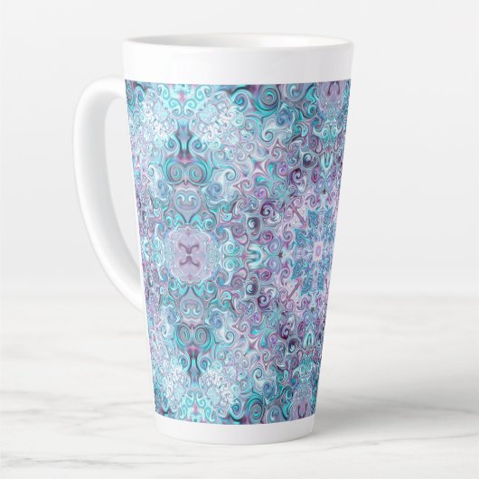 Blurple-Wirbel Milchtasse (Linke Ecke)