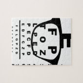 Blurr Augen-Test-Diagramm Puzzle (Horizontal)