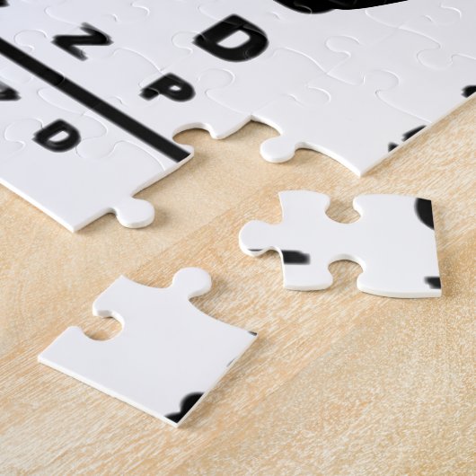 Blurr Augen-Test-Diagramm Puzzle (Seite)