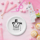 Blurr Eye Test Chart Pappteller (Party)