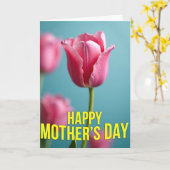 Blurred Blossom Greeting Card Karte (Gelbe Blume)