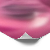 Blurred Girl  Colorful Pastel Portrait Poster (Ecke)