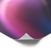 Blurred Girl Portrait 2 Poster (Ecke)