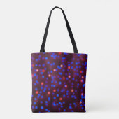 Blurred glittering christmas lights. Blurred abstr Tasche (Rückseite)