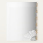 Blurred Grey Background Blurred Gerbera Blume Planer (Rückseite)