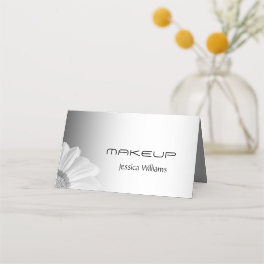 Blurred Grey Background Blurred Gerbera Blume Terminkarte (Vorderseite)