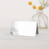 Blurred Grey Background Blurred Gerbera Blume Terminkarte (Rückseite)