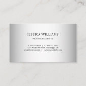 Blurred Grey Background Blurred Gerbera Blume Visitenkarte (Rückseite)