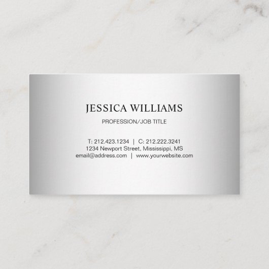 Blurred Grey Background Blurred Gerbera Blume Visitenkarte (Rückseite)